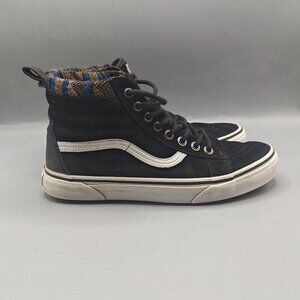 Vans Men's Sk8-Hi MTE Black Aztec Suede Scotchgard 3M Hiker Shoes